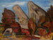 Mâchoire de baleine, Dogtown Common, Cape Ann, Massachusetts - Marsden Hartley — vy av konstverket