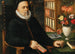 Långt porträtt av en lärd, troligen Carolus Clusius (Charles de L'Escluse), Arras 1526-1609, Leyde - Marten Van Valckenborch — vy av konstverket