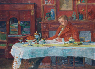 Marthe Massin - Verhaeren aan tafel.webp