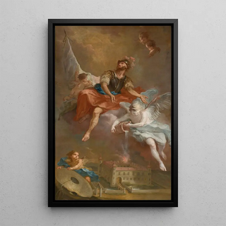 Martin Johann Schmidt - Saint Florian Rescuing The Burning Stockern Castle.webp