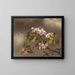 Colibri och äppelblomster - Martin Johnson Heade — inramlat konstverk på väggen