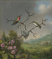 Colibris och äppelblomster - Martin Johnson Heade — vy av konstverket