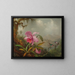 Orkidéer och kolibris - Martin Johnson Heade — inramlat konstverk på väggen