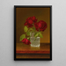 rosor - Martin Johnson Heade — inramlat konstverk på väggen