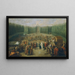 La Pose de la première pierre du temple de la Concorde à Laxenbourg - Martin Knoller — inramlat konstverk på väggen
