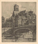 Vue de Saint-Gervais à Paris - Martin Monnickendam — vy av konstverket