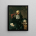 porträtt av herr Johann Christoph Freiherr von Bartenstein - Martin van Meytens — inramlat konstverk på väggen