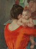 Bebis Charles tittar över sin mammas axel - Mary Cassatt — vy av konstverket