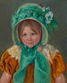 Sara med en grön mössa - Mary Cassatt — vy av konstverket