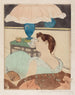 La lampe - Mary Cassatt — vy av konstverket