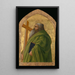 Saint André - Masaccio — inramlat konstverk på väggen