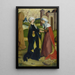 La Visitation - Maître de l'Autel de Pfullendorf — inramlat konstverk på väggen