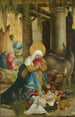 La Nativité - Maître de Pulkau — vy av konstverket