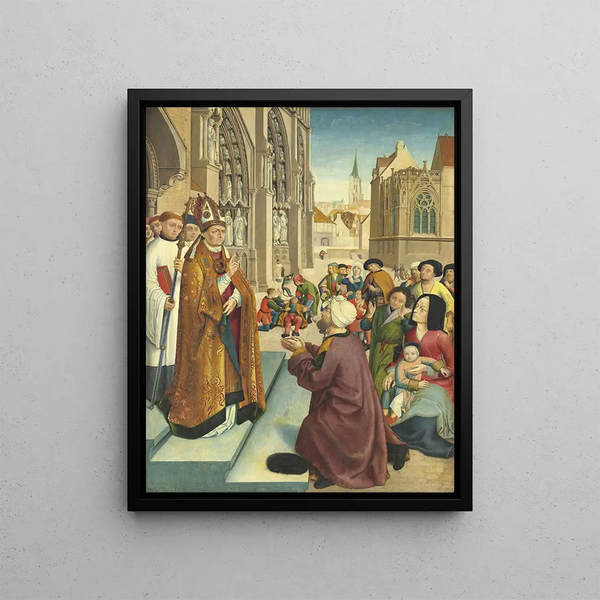 Master of Saint Giles and Assistant - Episodes from the Life of a Bishop Saint.webp