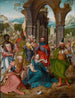 L'Adoration des Mages - Maître de l'Adoration d'Anvers — vy av konstverket