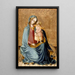 Vierge à l'Enfant - Maître du Jugement de Paris du Bargello — inramlat konstverk på väggen