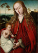 Reproduktion av målningen Vierge à l'Enfant - Maître de la Madeleine Mansi