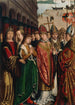 Saint Rombaut som tar avsked av sina föräldrar - Maître de la Jeunesse de Saint Rombaut — vy av konstverket