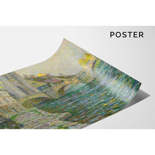 Matin Gris, Moret - Henri Le Sidaner | Reproduction Tableau Décoration murale affiche copie