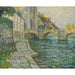 Reproduktion av målningen Morgon Grå, Moret - Henri Le Sidaner