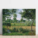 Reproduktion av målningen Morgon, solskens effekt, Éragny - Camille Pissarro