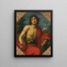Saint Jean-Baptiste - Matteo Rosselli — inramlat konstverk på väggen