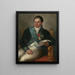Portrait av Isaac Jan Alexander Gogel - Mattheus Ignatius van Bree — inramlat konstverk på väggen