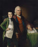 Cadwallader Colden och hans barnbarn Warren De Lancey - Matthew Pratt — vy av konstverket