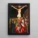 La Crucifixion - Matthias Grünewald — inramlat konstverk på väggen