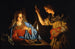 Annunciation - Matthias Stom — vy av konstverket