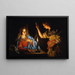 Annunciation - Matthias Stom — inramlat konstverk på väggen