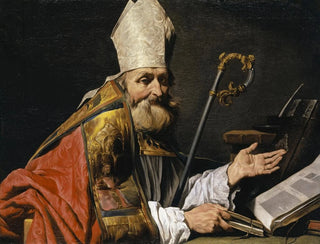 Saint Ambroise - Matthias Stom — vy av konstverket