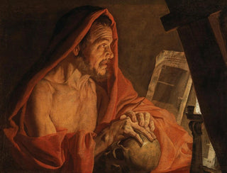 Saint Jérôme - Matthias Stom — vy av konstverket