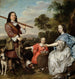 Matthijs Pompe van Slingelandt och hans familj - Jan Mijtens — vy av konstverket