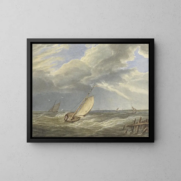 Vue de mer - Matthijs Maris — inramlat konstverk på väggen