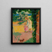 Alo Devant La Maison De Garde - Maurice Denis — inramlat konstverk på väggen