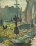 Cimetière en fleurs - Maurice Denis — vy av konstverket