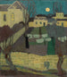 Torkning av tvätt eller Lever av måne vid Prieuré - Maurice Denis — vy av konstverket