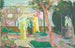 L'Office de Sainte Catherine eller Sainte Catherine reciterar Jesu-ämbetet - Maurice Denis — vy av konstverket