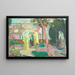 L'Office de Sainte Catherine eller Sainte Catherine reciterar Jesu-ämbetet - Maurice Denis — inramlat konstverk på väggen
