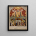 La Pentecôte den romerska kyrkan den orientaliska kyrkan - Maurice Denis — inramlat konstverk på väggen