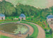 Le Château de Rosanbo, dammen och paviljongerna, skiss 2 - Maurice Denis — vy av konstverket