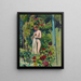 Nymphe aux fleurs - Maurice Denis — inramlat konstverk på väggen