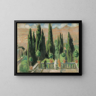 Villa d'Este - Maurice Denis — inramlat konstverk på väggen