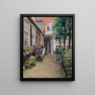 Maurice Lobre - In the back garden.webp