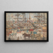 Docks à East Boston - Maurice Prendergast — inramlat konstverk på väggen