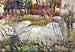 Rochers du Maine - Maurice Prendergast — vy av konstverket