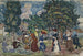 Promenade du dimanche - Maurice Prendergast — vy av konstverket