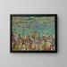 La Plage - Maurice Prendergast — inramlat konstverk på väggen