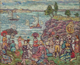 La Course de Bateaux - Maurice Prendergast — vy av konstverket